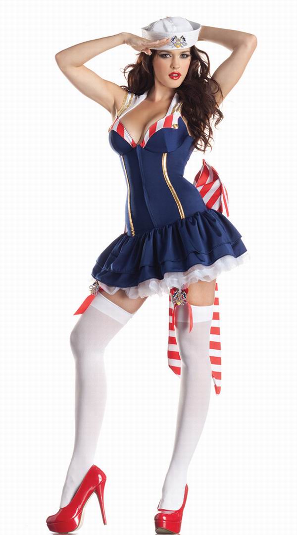 Deluxe Shaper Pin Up Sailor Costume